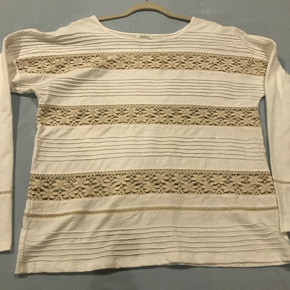Top with lace inserts - Picture 3 of 4